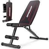 OPPSDECOR Weight Bench for Home Gym, ASTM-Certified 660LBS Fast Foldable Workout Bench for Home Gym, 8 Adjustable and 30in Extended Backrest for Bench Press Incline/Flat/Decline Dumbbell Exercise
