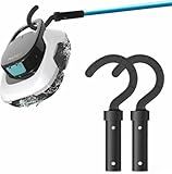 Hook for Robotic Pool Cleaner and Underwater Robot Swimming Pool Cleaners, Pool Hook for Poles Compatible All Pool Vacuum Cordless, 2 Pack