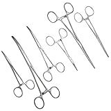 SURGICAL ONLINE Ultimate Hemostat Set, 6 Piece Ideal for Hobby Tools, Electronics, Fishing and Taxidermy (8", 6.25" and 5")