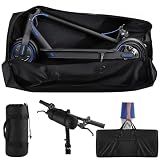 Electric Scooter Bag Storage, Heavy Duty 840D Electric Scooter Carrying Bag with Padded Carry Strap and Double Open Waterproof Zipper, Universal Scooter Accessories for Most Electric Scooter Models