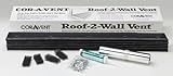 Cor-A-Vent Roof-2-Wall Vent: Aluminum Roof-Wall Ventilation Kit