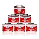 LeoLight Chafing Fuel, Diethylene Glycol, 6 Hour Burn – Spill-Proof Wick, Odorless & Smokeless Food Warmer Fuel, Ideal for Catering, Buffets, Events & Weddings, 7.8oz Cans (6 Pack)