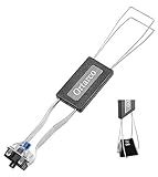 Ortarco Keycap Puller for Mechanical Keyboard Stainless Steel Keycap Remover Tool Fixing Keyboard Black