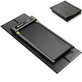 UREVO Foldable Treadmill Mat, Exercise Bike Mats for Home Gym Workout, Waterproof Non-Slip Exercise Equipment Mat Floor Protector for Indoor Walking pad, Cycles, Rowing Machine, Elliptical