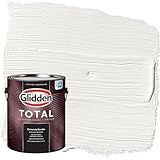 Glidden Total 1 gal. Commercial White/White Semi-Gloss Exterior Paint with Primer
