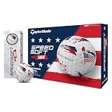 TaylorMade Golf SpeedSoft Ink Golf Balls, USA, 1 Dozen