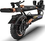Electric Scooter Adults, 1600W Motor, 48/15AH, E-Scooters Up to 31Mph & 31Miles Range,11" Off-Road/All Terrain Tire Scooter with Dual Suspension & Side Light