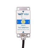 【SINRT-232 Relay-Output-Type Tilt Switch】 High-Precision Dual-axis Analog (0.05° Accuracy) Security Inclinometer, Anti- Vibration Tilt Angle Alarm Sensor (IP67) for Building/Bridge Monitoring