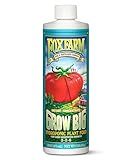 FoxFarm Grow Big Hydro Organic Liquid Fertilizer, 1 Pint - 3-2-6 Plant Food with Micro Nutrients for Hydroponic Systems - Enhances Vegetative Growth, Flowering, and Fruiting - pH Adjustable