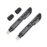 Brake Fluid Liquid Tester Pen,2PCS DOT 3 DOT 4 DOT 5.1 Brake Fluid Liquid Tester Pen, Car Diagnostic Testing Tool with 5 LED Indicators, Hydraulic Fluid Liquid Oil Moisture Analyzer