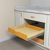 Elysian Under Desk Drawers 30" W × 21" D Add-on Drawers for Under Desk or Cabinet, Multipurpose Drawer Storage for Office Supplies, Smooth Pull Out Cabinet Organizer