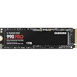 SAMSUNG 990 PRO SSD 1TB PCIe 4.0 M.2 2280 Internal Solid State Hard Drive, Seq. Read Speeds Up to 7,450 MB/s for High End Computing, Gaming, and Heavy Duty Workstations, MZ-V9P1T0B/AM