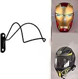 AUXPhome Professional Design - Wall Mounted Helmet Rack Storage Display Rack Hanger Motorcycle Helmet Holder Hook for Iron Man/Scout Trooper/Hockey/Equestrian/Baseball Helmet(No Helmet)