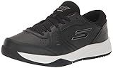 Skechers Men's Viper Court Smash Pickleball Sneaker, Black/White, 11