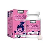 Nutramax Proviable Probiotics for Dogs, Daily Digestive Health Supplement with Multiple Strains of Bacteria, Dog Probiotics Plus Prebiotics, 60 Chewable Tablets