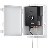 PROZOR Bluetooth 5.0 Power Amplifier for Outdoor Speakers Peak Power 200W+200W TPA3221 Waterproof Mounting Box Supports Speakers with Impedance Ranging from 4 to 8 Ohms for Home/Party Enthusiasts