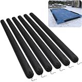 6Pcs 8Ft Pool Sand Bag & Winter Weights Tube, 600D Oxford No Cracking