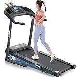 Treadmill with Incline, FUNMILY 3.5HP Heavy Duty Folding Treadmill for Home, 350 lb Capacity Walking Running Machine with Smart Fitness Tracking, 12 Preset Programs, LCD Display, 2 Control Methods