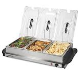 Proctor Silex Electric Buffet Server & Food Warmer With Lids