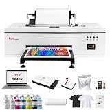 InkSonic R1390 DTF Printer, A3 T shirt Printing Machine with Laptop and Oven Bundle, 13" DTF Printer Machine, Direct to Film Heat Transfer, T-Shirt Maker for Clothes Design, Commercial Custom Printing