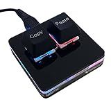BTXETUEL Copy and Paste 2-Key Keyboard SAYO OSU Keypad Hotswap One Handed Mechanical Gaming Keyboard Cherry Switch RGB Backlit Mini USB Keypad for macros or Rhythm Games