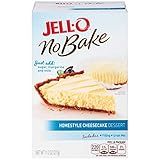 Jell-O No Bake Homestyle Cheesecake Dessert Kit (11.2 oz Box)