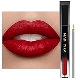 MAKI YIKA Red Lipstick for Women Color Stay Long Lasting Lipsticks No Smudge Matte Liquid Lipstick Transferproof Cruelty-Free Lip Color for Mother's Day,MVP-RED