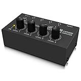 Behringer MICROAMP HA400 Ultra-Compact 4 Channel Stereo Headphone Amplifier