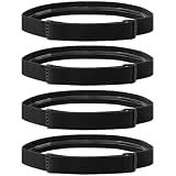 4 Pack Headlamp Strap Replacement Headband, Elastic Headlight Strap Replacement for Black Diamond, Petzl, Energizer, Pelican, Fenix Headlamps 1”, Adjustable Width Comfortable Band (Silicone Anti-Slip)