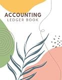 Simple Accounting Ledger Book: Large Income and Expense Log Book for Bookkeeping and Small Business, 120 Pages