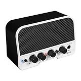 JOYO Mini Guitar Amplifier 5W Electric Guitar Amp Small Practice Amp with Bluetooth Clean & Overdrive Channels Portable Rechargeable (JA-02 II Black)