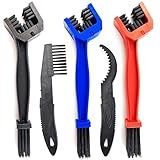 ROYHOO 5PCS/Set Bicycle Chain Cleaning Tool Set,Bike Chain Crankset Brush,Motorcycle Washer Cleaner Brush Tools