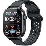 Smart Watch for Men GPS, 2.06"HD AMOLED Military Multisport Fitness Tracker with Bluetooth Call/Compass/Barometer/Altitude 5ATM Water-Resistance Heart Rate/Sleep Monitor, Outdoor for Android iOS