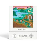 Missouri Adventure Bucket List - 50 Scratch-Off Cards for Outdoor Activities, Tourist Attractions, and Road Trips - Reach International Outfitters Guide for Exploring Missouri