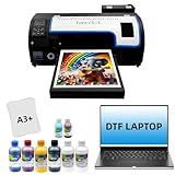 Lancelot Auto-Maintenance A3 M1630 Pro DTF Printer Transfer Printing Machine with White Ink Circulation and Auto-Film Cutter for DIY Print T-Shirt,Doule Speed for L1800/R1390 DTF Printer