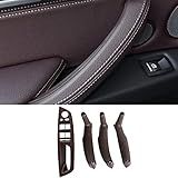 CHUANGHUI Car Door Handle for BMW X5 X6 E71 E70 2007-2013 Interior Door Handles Replace Cover Car Door Handle Accessories (Mocha Brown)