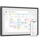 Dragon Touch 10.1 inch Digital Calendar Chore Chart – Interactive Touchscreen, Smart Family Planner, Hearth Display Desk Digital Calendar Seamless Scheduling Black