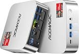 ACEMAGIC Mini PC Windows 11 Pro, AMD Ryzen R2544 16GB DDR4 RAM 256 SSD 28W