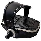 YBEKI Pro Spin Bike Pedals with Adjustable Straps - 9/16" Spindle for Peloton/Schwinn/Sunny Indoor Exercise Bikes | Heavy-Duty PP Plastic & PVC Straps | Non-Slip Diamond Surface