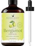 Handcraft Blends Bergamot Essential Oil – Huge 4 Fl Oz – 100% Pure and Natural – Premium Grade Essential Oil for Diffuser and Aromatherapy, Skin, Massage, Candle and Soap Making Fragrance