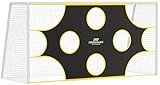PodiuMax Soccer Goal Target Net with 10 Scoring Zones, Compatible with All 8'x6'/ 12'x6'/ 14'x7' Soccer Goals
