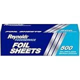 Reynolds Foodservice Pre-Cut Aluminum Foil Sheets, 500ct