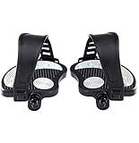 Beyoung Exercise Bike Pedals with Straps, 9/16" Stationary Recumbent Bike Pedals for Indoor Exercycle Bike,Spin Bike,Toe Cages for Peloton Bike, 1 Pair