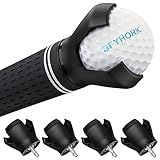 SFYHORK Premium Golf Ball Retriever, 4PCS Durable Golf Ball Grabber and Picker for All Kinds of Putter Handles, Golf Ball Retrievers Pick Up Tool for Quick Installation