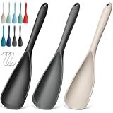 3 PACK Silicone Cooking Spoon Spatula for Nonstick Cookware, Heat‑resistant