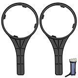 2 Pcs Water Filter Housing Wrench Works with 4" Filter Housing Compatible with WATTS WR-100 Water Filter Housing Wrench Fits for Water Pur CCI-10-CLW, CCI-10-CLW12 and CCI-5-CLW12 Filter Housing