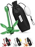 OULEME 3.5 LB Kayak Anchor Kit with 40 FT Rope & Buoy, Boat Anchor Kit for Kayaks, Canoes, SUPs, PWC, Jet Skis, Paddle Boards, Inflatable Small Boats, Fishing Accessories