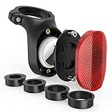 Airtag Bike Mount, Hidden Bicycle Seatpost Mount Compatible with Apple Airtags & Garmin Varia, Anti-Theft Air tag GPS Tracker Bike Reflector Holder for Mountain Bikes, Electric Bicycle, and Scooter