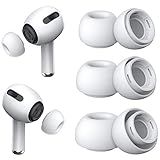 3 Pairs Replacement Ear Tips for Airpods Pro and 2nd Generation with Noise Reduction Hole, Silicone Ear Tips for Airpods Pro with Portable Storage Box and Fit in The Charging Case(S/M/L)