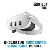 Meta Quest 3 512GB | VR Without Wires — Gorilla Tag Cardboard Monkenaut Bundle — Amazon Exclusive— Access to 100+ Games with a 3-Month Trial of Meta Horizon+ Included